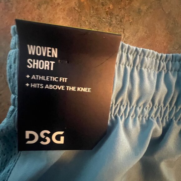 DSG Kids Athletic Fit Shorts XS, Blue‎ - Picture 5 of 9